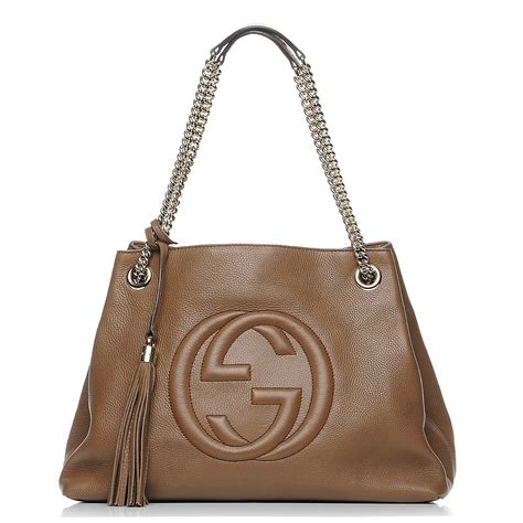 gucci xl leather mini chain shoulder bag|gucci medium soho chain tote.